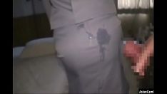 Play Jav cum on her wearing apparel byplay beseem