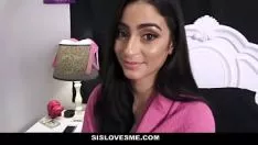 تشغيل سيسجيت ليدسمي - أخت مراهقة غير شقيقة (ياسمين فيغا) دهن راحتي لامتصاص ساشي