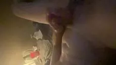Oynat büyük cumstroke ile el işi