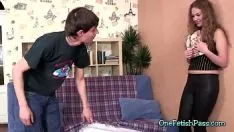 Play Tread sister's train - a severely fuck