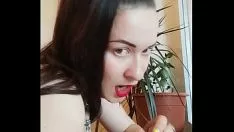 Abspielen Saugdildo