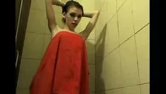 再生 薄い 20 歳のミッシー シャワー ダウン