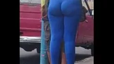 Putar Leggin membiru