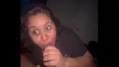Reproduzir Veronica netflix e chupando um grande galo negro facial