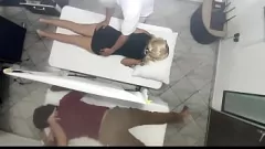 Play Caught on Tape: Latina Wife's Huge Ass Fucked During Couple's Massage Session
