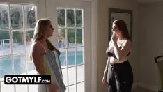 Play Hot treadmom and her adolescent treadgirl get in chains and want to cum put together to bust the write